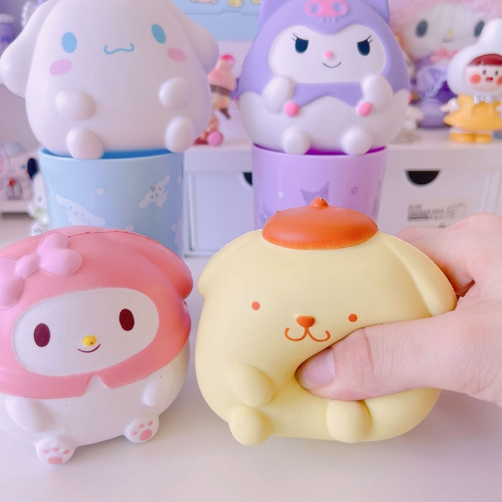 Kawaii Sanrio Antistress Toys Decompression Spotify Squeeze Toys Kuromi ...