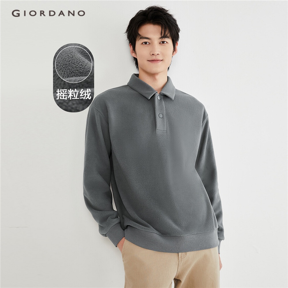 Giordano long sleeve polo deals