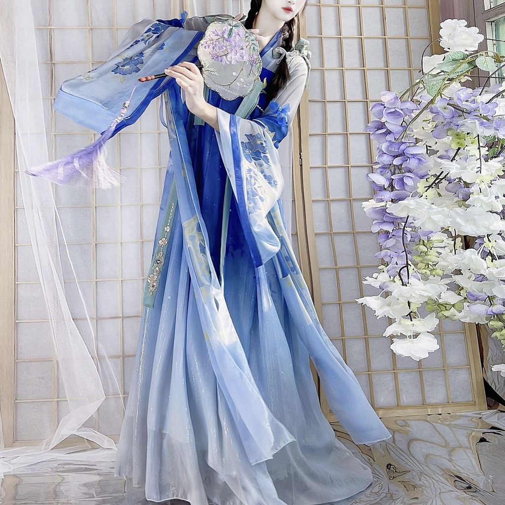 Original Hanfu by hongniang, Female Orchid Han Elements Improved One ...