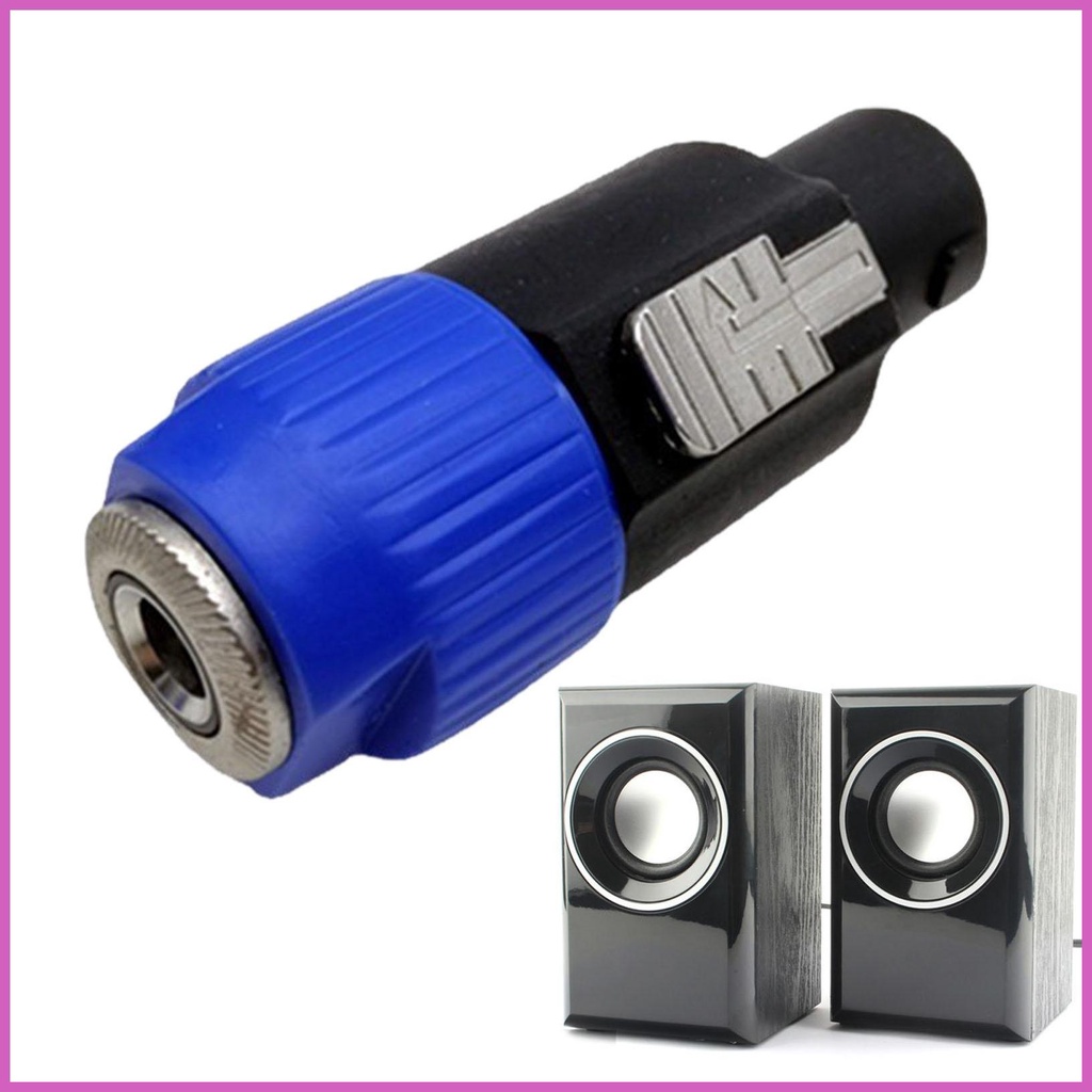 Speaker Plug 4 Pole Twist Lock Female Panel Mount Speaker Connector