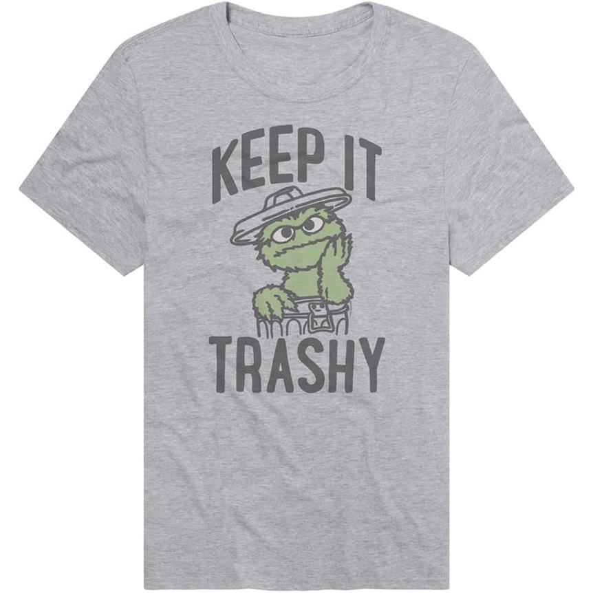 Logo Rough Verde Kelly Popfunk Sesame Street Rough Logo T Shirt, Kelly ...