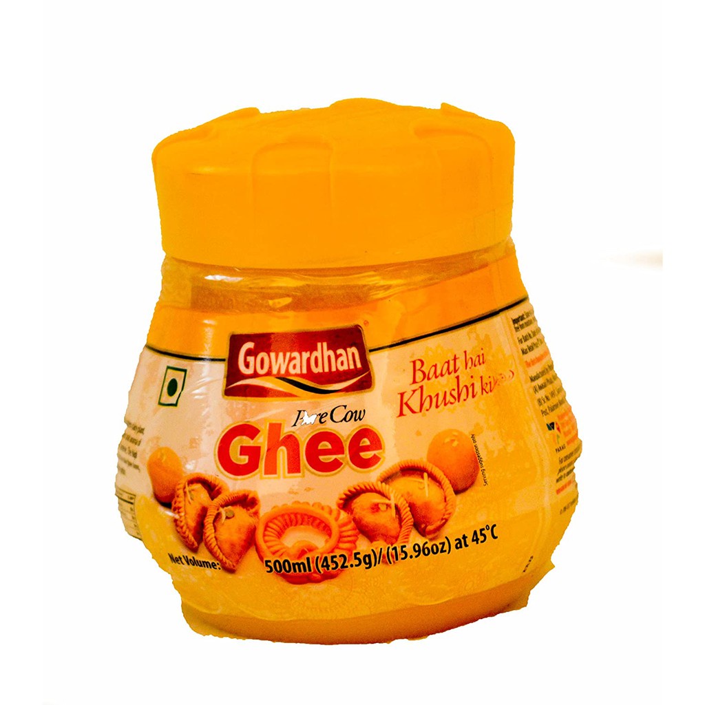 Gowardhan Pure Cow Ghee - Indian Clarified Butter From India (500ml ...