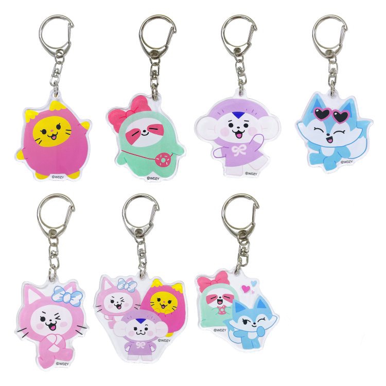 ITZY WDZY Keychain Pendant Cartoon Cute Accessory Decoration | Shopee ...
