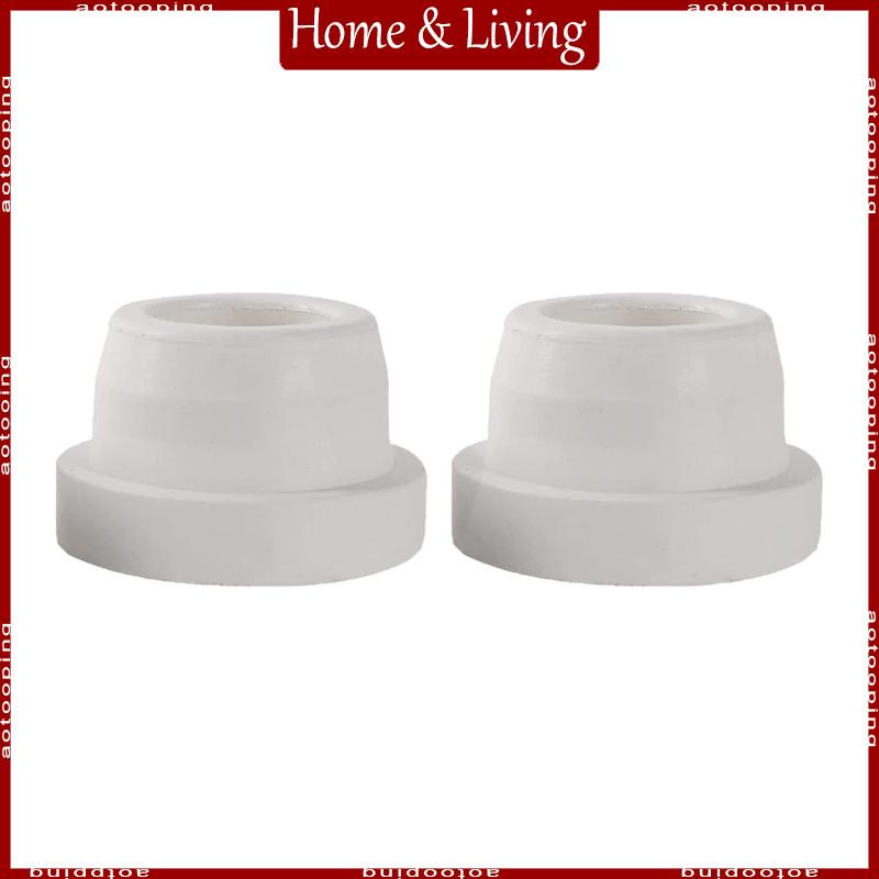 AOTO 2PCS Inground Pool Ladder Bumpers Pool Ladder Rubber End Caps Pool