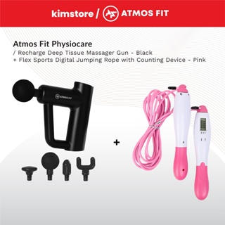 hot sale】 Atmos Fit And Flex Sports Bundle: Physiocare Recharge Massager  Gun + Fitness Tools