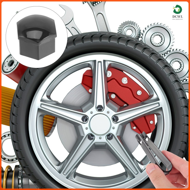 [READY STOCK] 20 Pcs Screw Lug Nut Covers Wheel Dust Cap Car Accessory