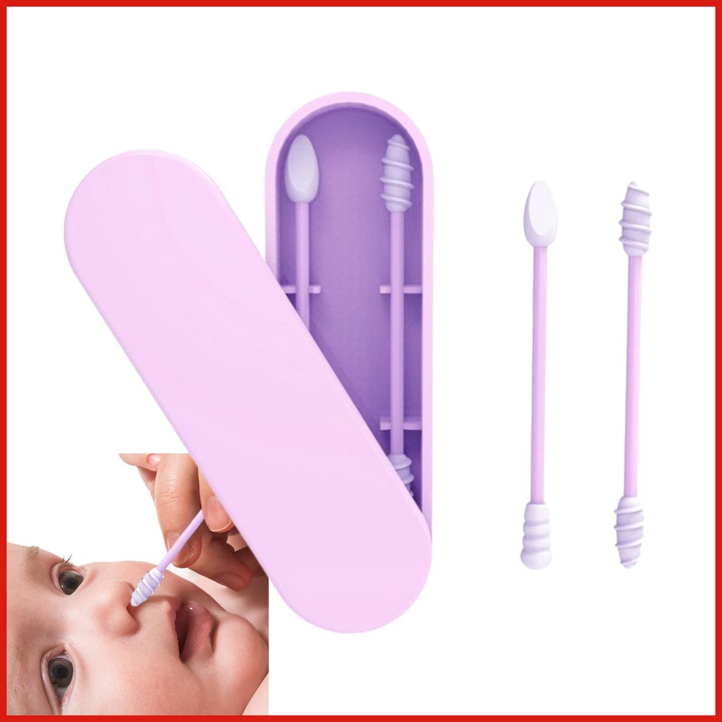 Reusable Ear Swabs Reusable Qtips For Ears BPA Safe Extra Soft Kids