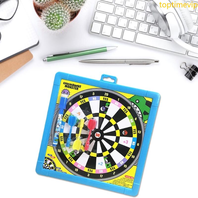 TOP Double Side Dartboard Whiteboard for Kid Drawing Playing Kid