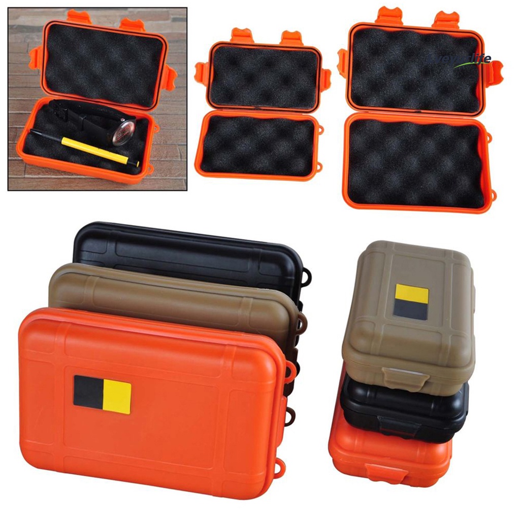 Lveyurlife Outdoor Waterproof Shockproof Storage Survival Container ...