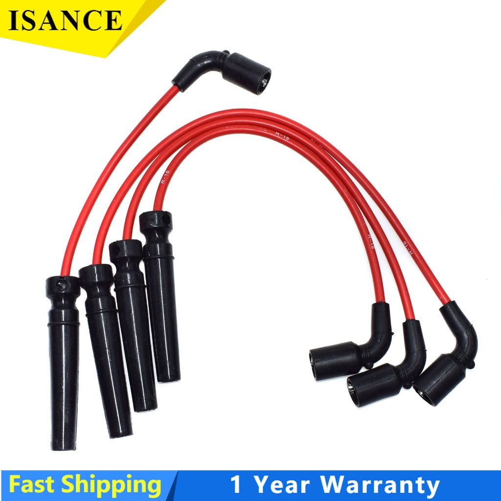 New Spark Plug Ignition Wire Set For Chevrolet Aveo Pontiac Suzuki