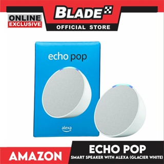 Echo Pop Smart Speaker with Alexa - Glacier White