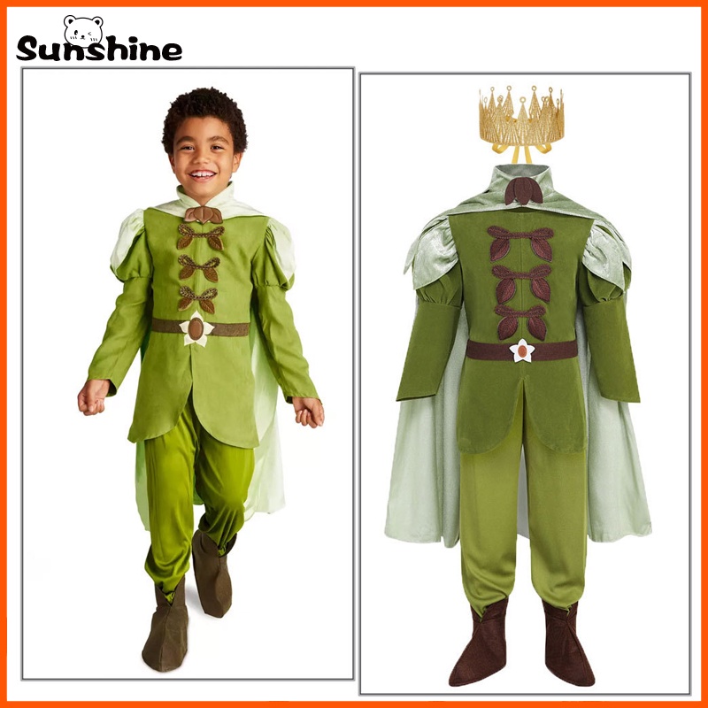 Disney Movie The Princess and the Frog Costume for Kids Boy Frog Naveen ...