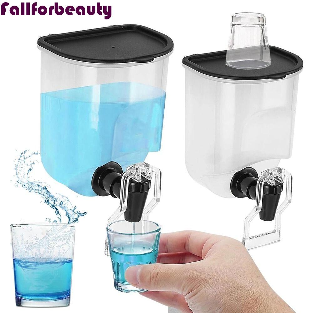 FALLFORBEAUTY Liquid Toothpaste Container, Plastic Black Mouthwash ...
