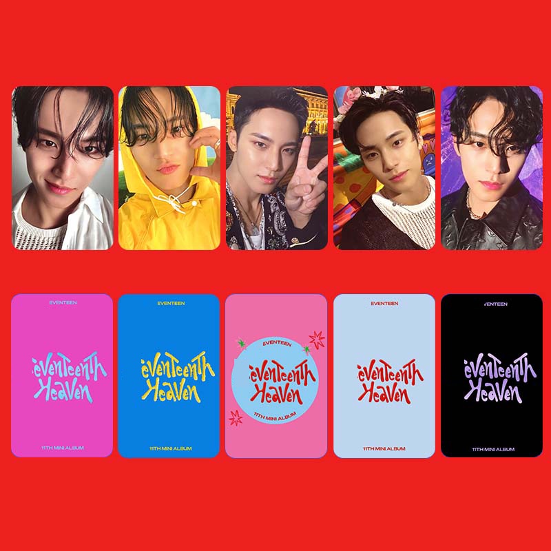 5-13pcs/set SEVENTEEN COMEBACK 11th Mini Album HEAVEN Photocards