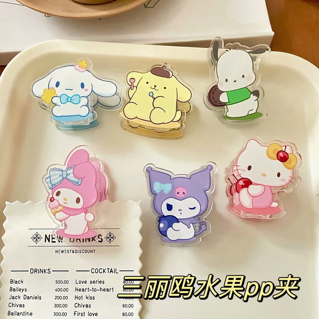 [Ready Stock] Sanrio pp Folder Kuromi Melody Big Ear Dog Sealing Folder ...