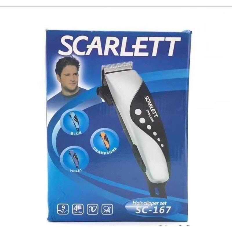 SCARLETT SC-167 RAZOR ELECTRIC HAIR TRIMMER CLIPPER SHAVER | Shopee ...