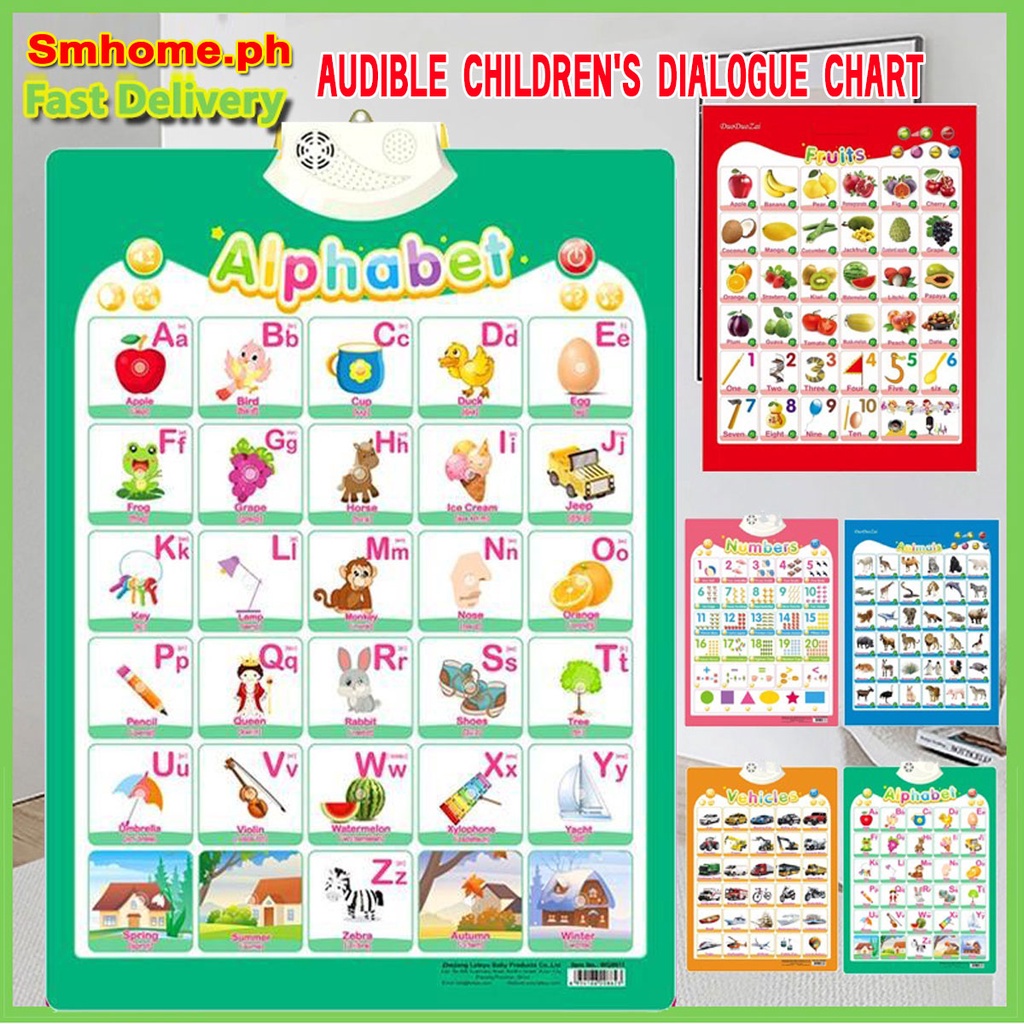 COD ABC Chart With Sound Children's Dialogue Chart Alphabet Learning ...