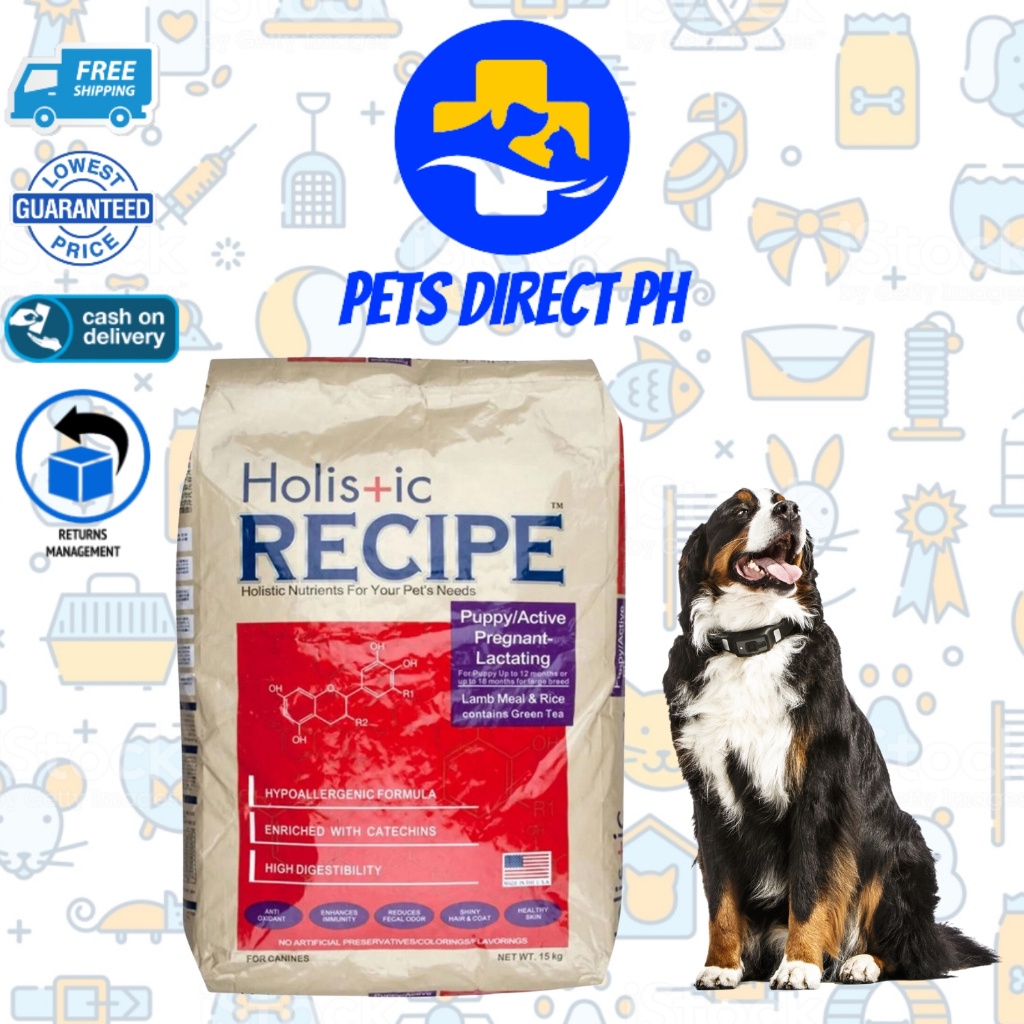 Holistic Recipe LAMB RICE Puppy Dry Dog Food 15kg