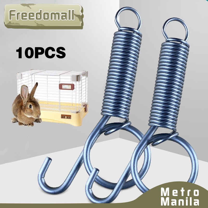 10pcs Utensil Fixed Hook Multifunctional Metal Spring Hook Rabbit And ...
