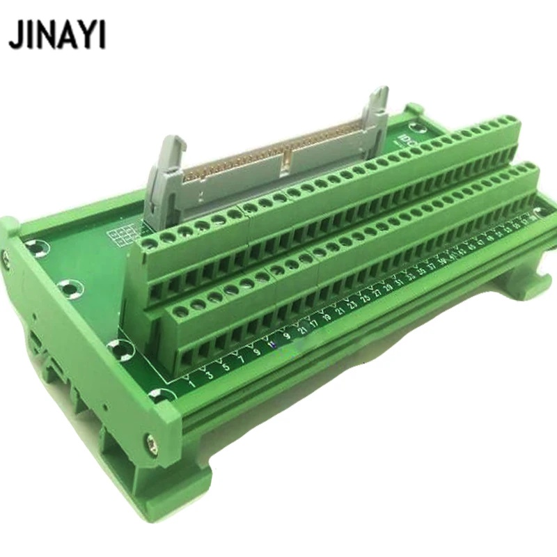 IDC60P IDC 60 Pin Male Terminal Block Breakout PLC Relay Terminals DIN
