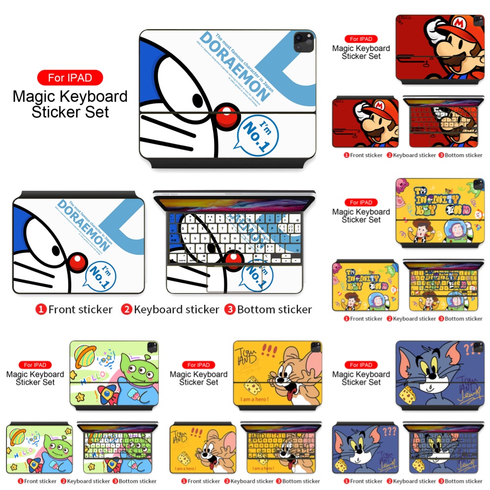 For Magic Keyboard Sticker For Apple for Iapd Pro 11 12.9 Inch 2022 ...