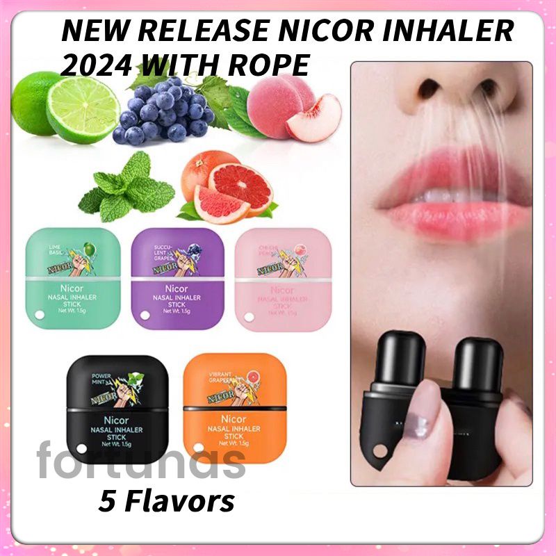 New Nicor Nasal Inhaler Energy Bar Inhaler Liver Cleansing Nasal Herbal ...