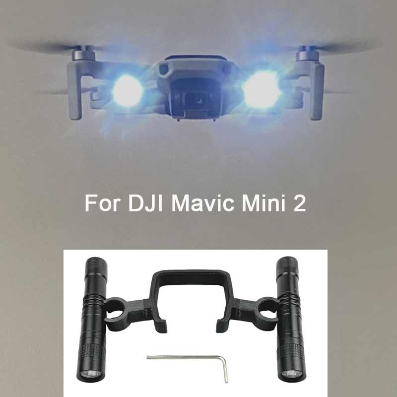 LED Night Flight Light Searchlight Lamp with Mount Bracket For DJI ...