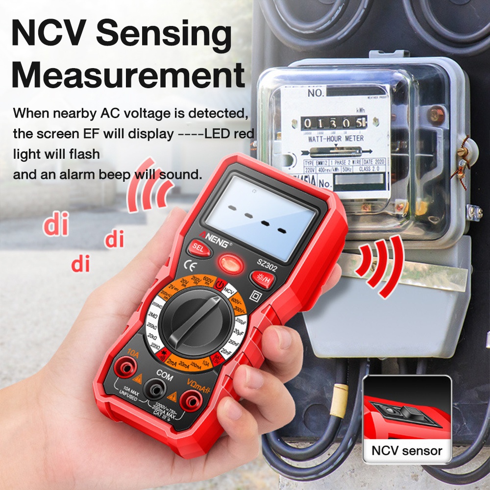 SZ302 LCD Digital Tester Original Multimeter Manual-Ranging Multi ...