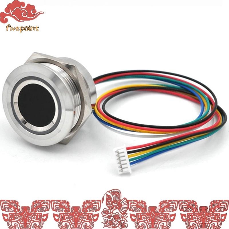 R503-5V RGB LED DC5V UART MX1.25-6Pin Waterproof Capacitive Fingerprint ...