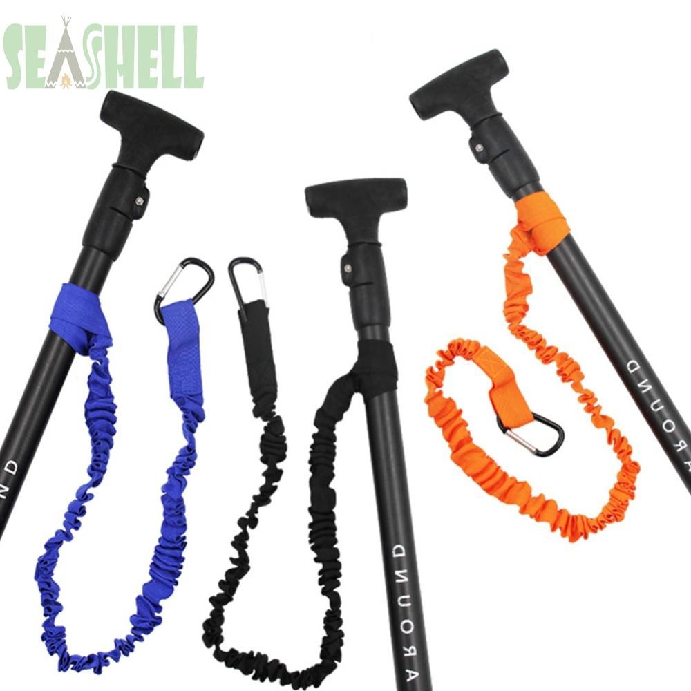 Elastic Kayak Paddle Leash With Safety Hook Fishing Rod Pole Coiled ...