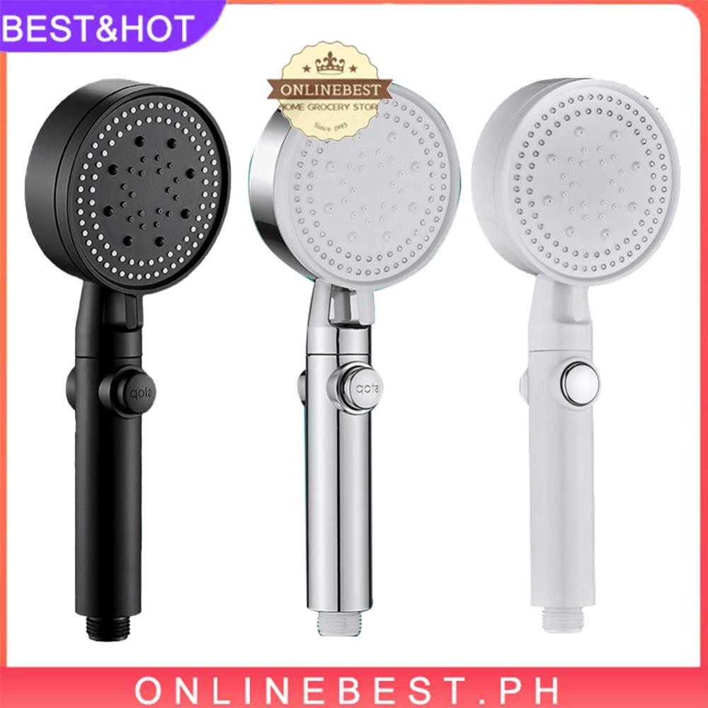 Shower Head with 5 Spray Modes High Pressure Shower Head with ON/OFF ...