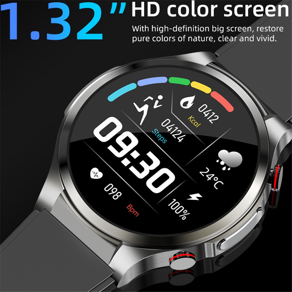 Ecg PPG W11 Smart Watch Uncreated Blood Glucose Blood Oxygen Heart Rate ECG Waterproof Sleep