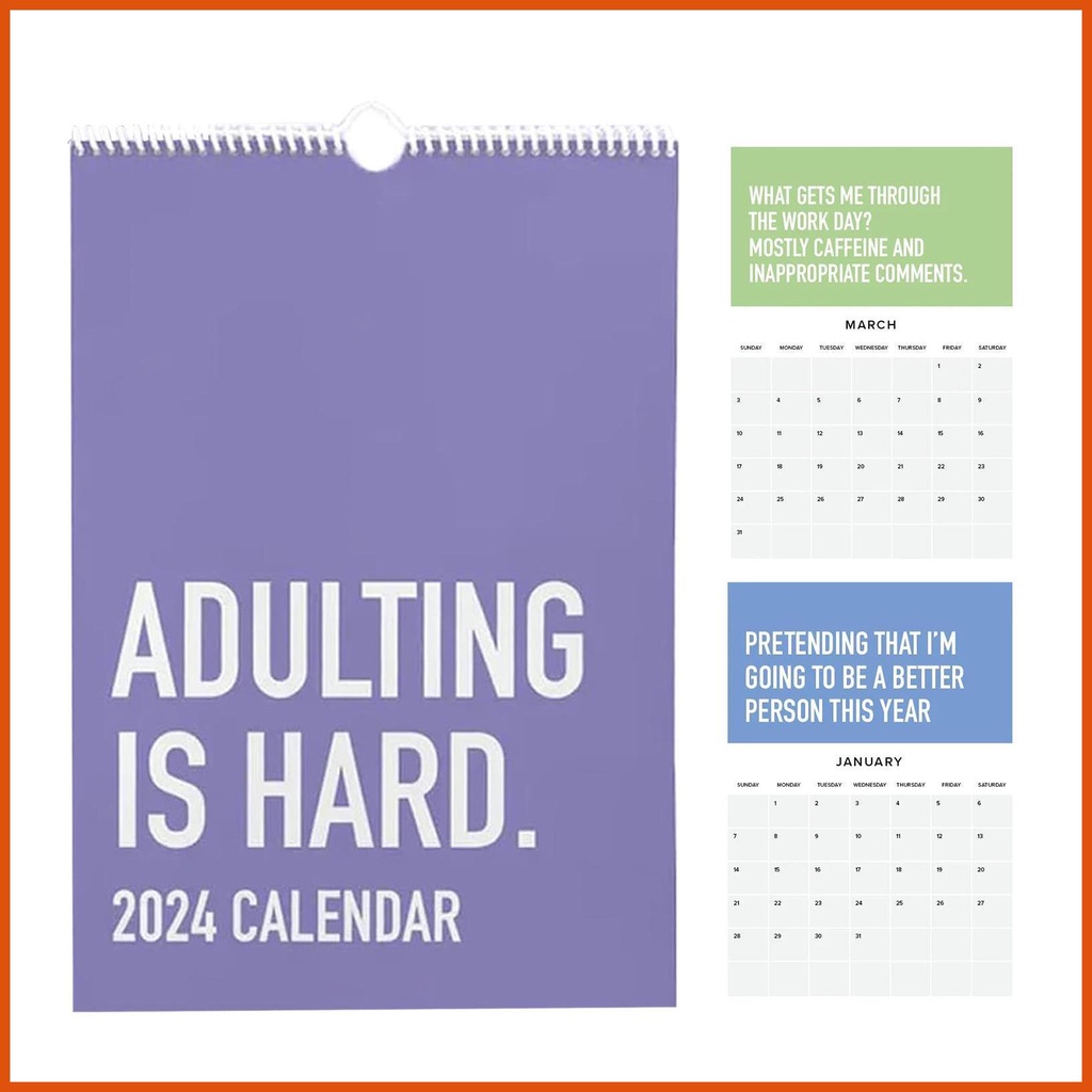 2024 Wall Calendar 12 Month Inspirational Wall Calendar With Daily Grid