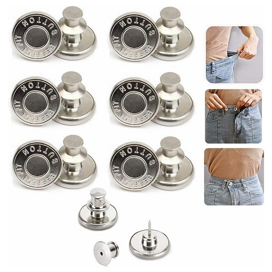 5 Pcs Metal Buttons Snaps Screwdriver For Clothes Jeans Retro Free ...