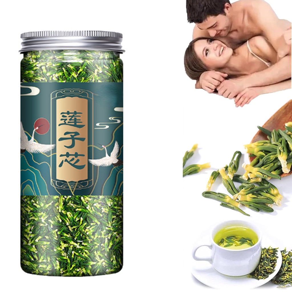 Lotus Seed Core Tea for Men, Premium Lotus Seed Core Tea, Lian Zi Xin ...