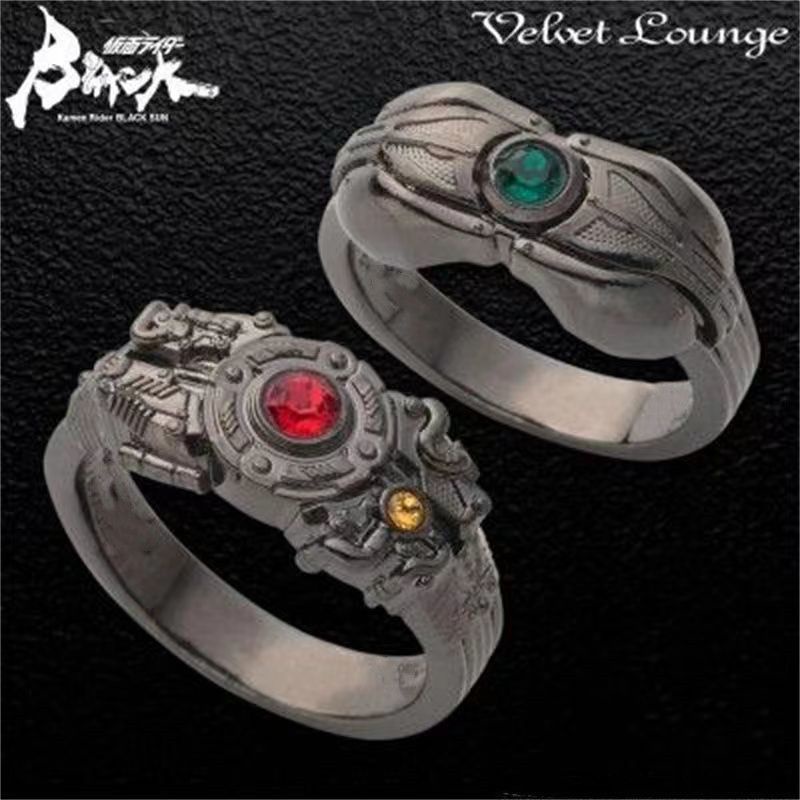 Kamen Rider Black Sun ring Shadow Moon ring Kamen Rider Co branded ring ...