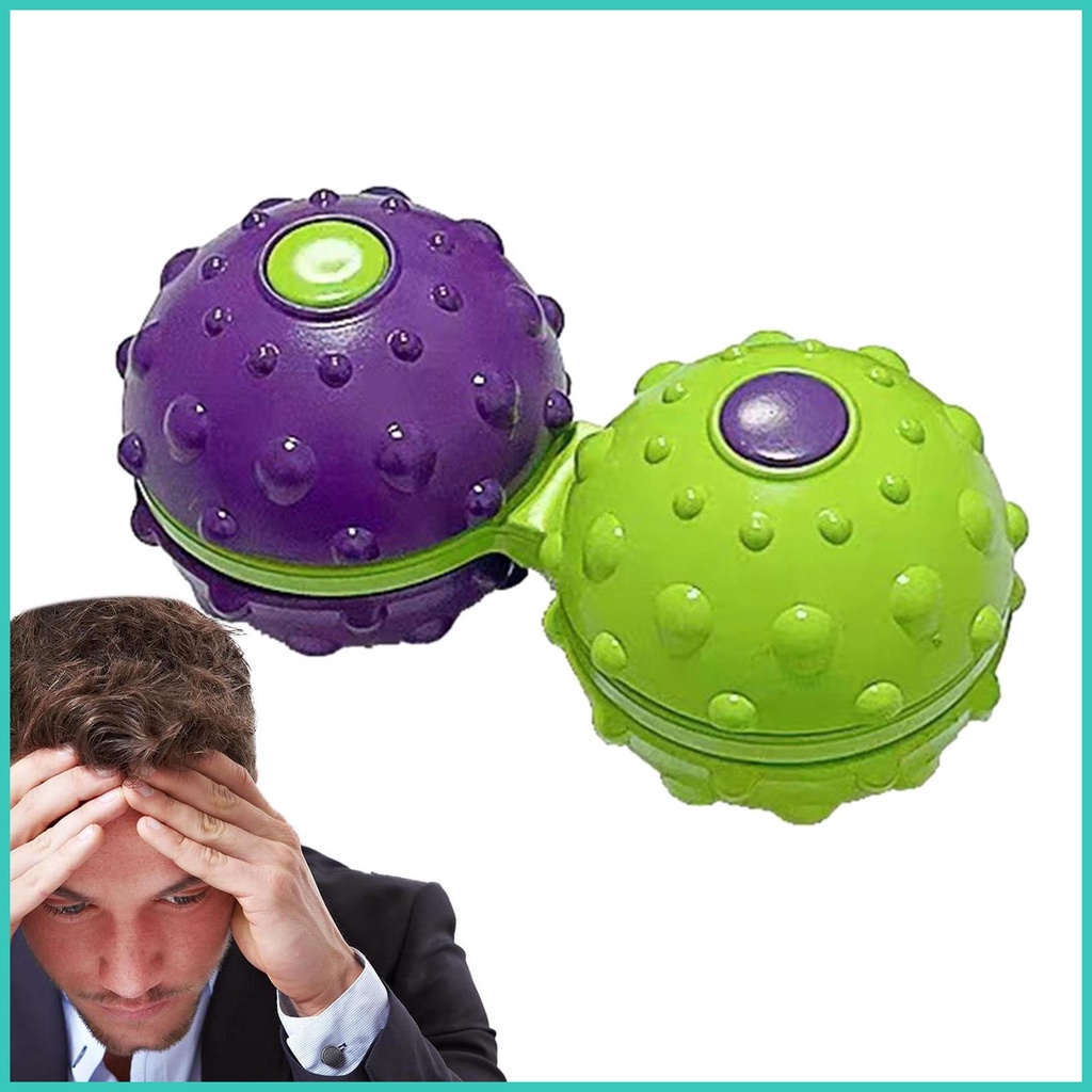Siamese Contoured Design Fidget Rotating Gyro Antistress Toy Hand ...