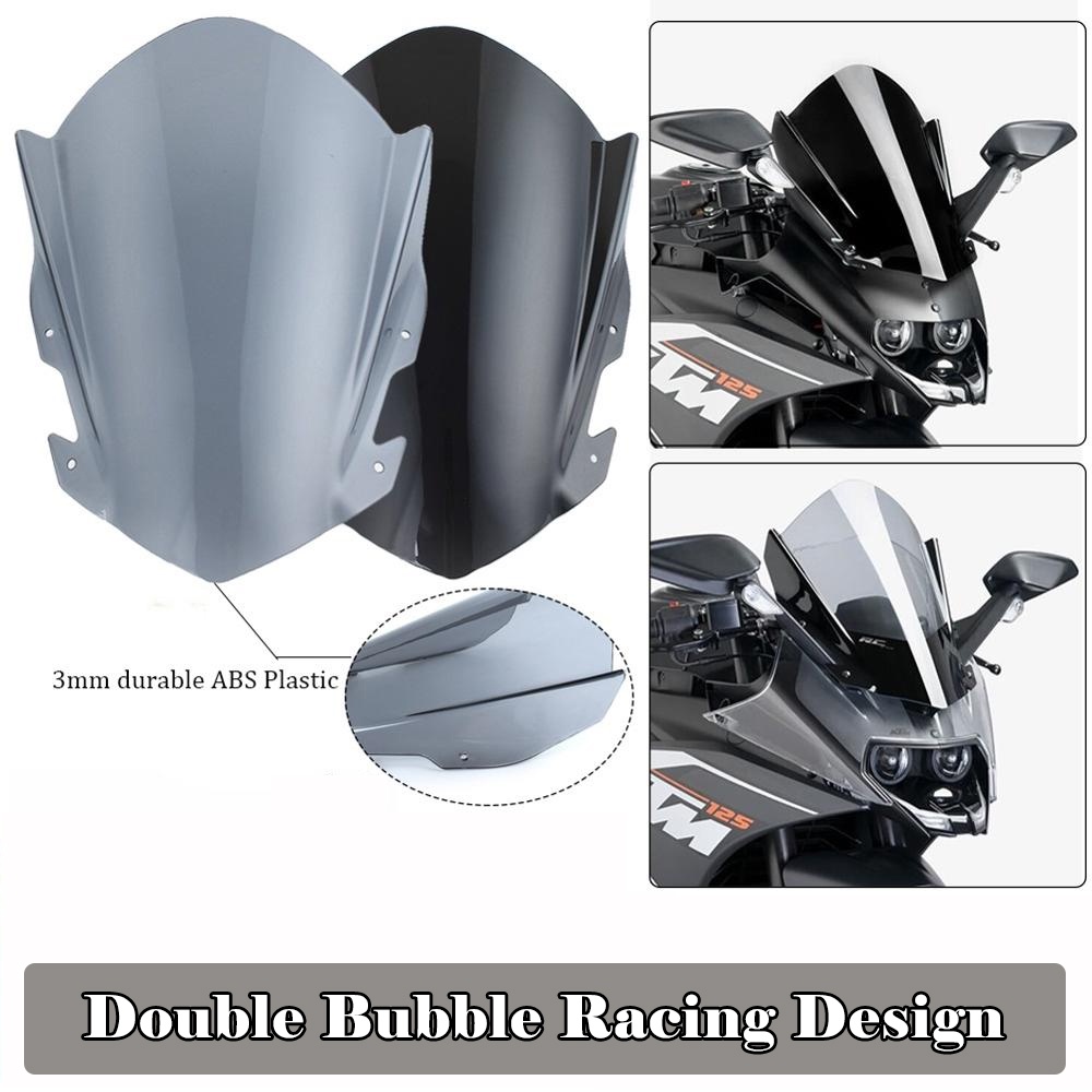RC125 Motorcycle Windscreen Racing Bubble Windshield Wind Deflectors For KTM RC 390 200 125 RC 125 RC200 RC390 2014 2021 2020 2019 2018 Shopee Philippines