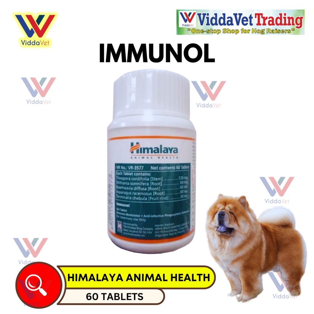 Himalaya Animal Health IMMUNOL 60tablets Immuno modulator Vat tablet