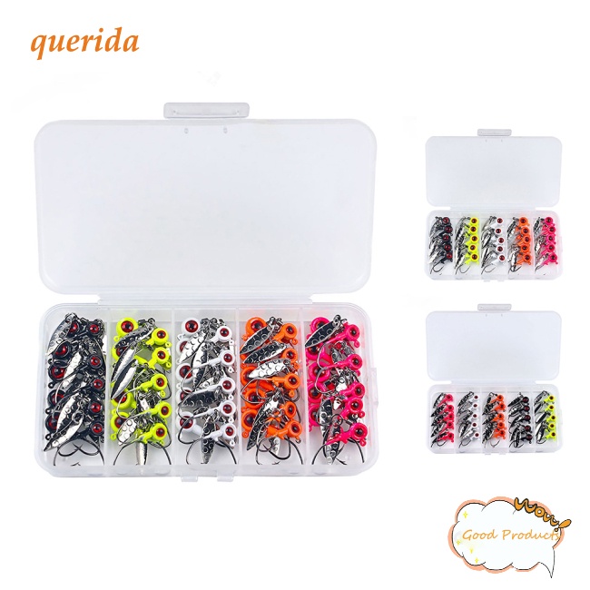 【RC】Jig Heads Fishing Lures Jig Head With Eye Ball Painted Hooks
