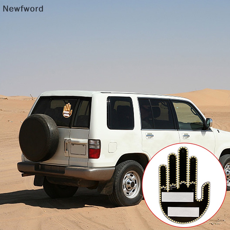 NEW Car Finger Light with Remote,Road Rage Signs Middle Finger