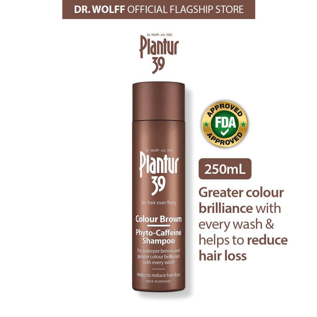 Plantur 39 Brown PhytoCaffeine Shampoo (250ml) Hair Color Shampoo