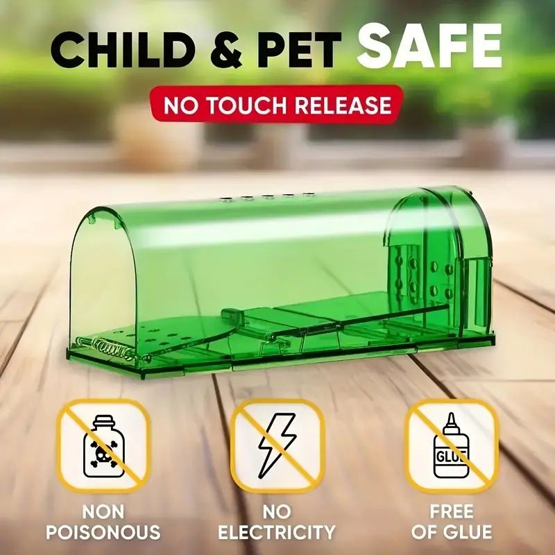 Humanized MOUSE RAT TRAP Indoor Outdoor Easy To Install CLean Safe Non ...