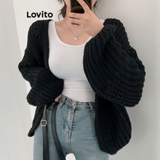 Lovito Women Basic Cardigan LNA29158 | Shopee Philippines