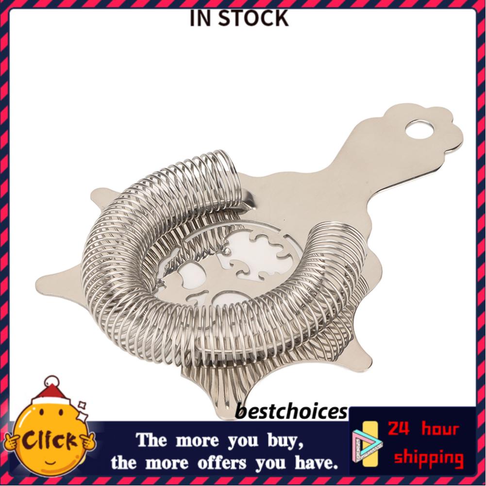 Bestchoices Classic Hawthorne Spring Bar Strainer Cocktail Anti Rust ...