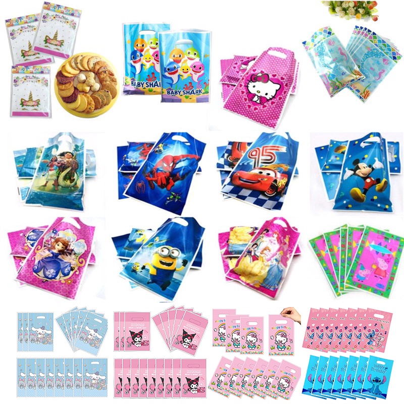 stitch gift bags cartoon cute birthday