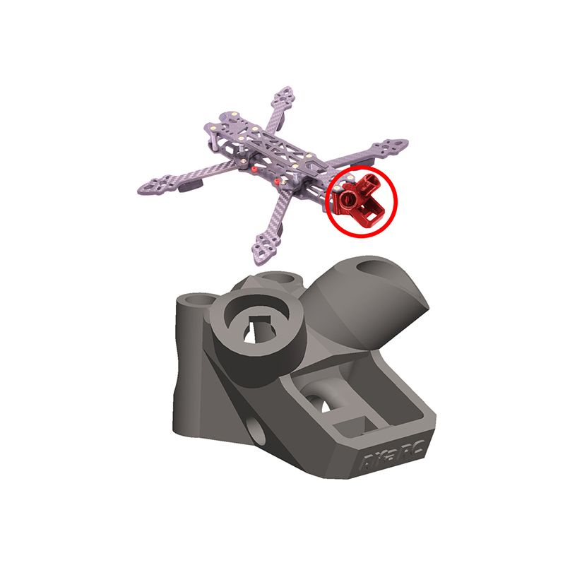 Compatible FrSky L9R Antennae Antenna Mount Drone FPV Hobby