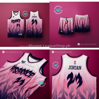 Shop pink full sublimation basketball jersey for Sale on Shopee