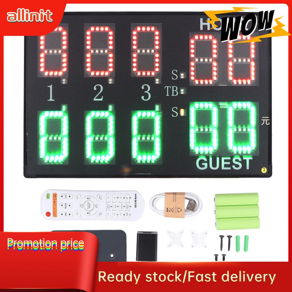 Allinit Scoreboard Portable Digital Sports Electronic Home Shopee