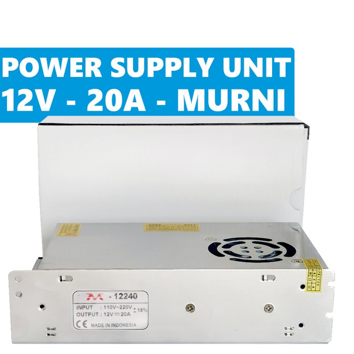 Pure 12v 20a Power supply unit - PSU 12v 20a With Fan | Shopee Philippines